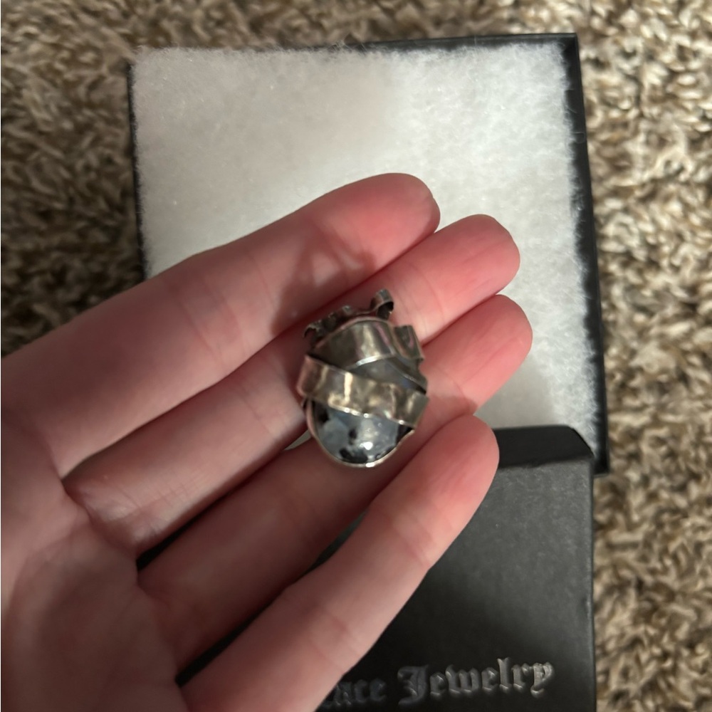 Sterling Silver Rainbow, Moonstone Pendant View 6